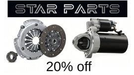 20% Discount on Clutch Kits and Starter Motors at Star Parts