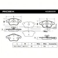 brake pad set volkswagen audi