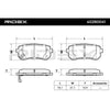 Brake pad set rear HYUNDAI SONATA V SONATA VI,  KIA PICANTO II PRO SPORTAGE II SPORTAGE III