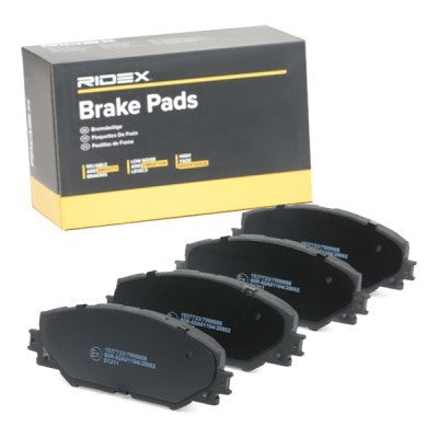 Brake pad set front TOYOTA AURIS, TOYOTA COROLLA, TOYOTA MARK X ZIO I, TOYOTA PRIUS PLUS, TOYOTA RAV