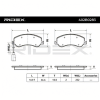 brake pad set volkswagen ford