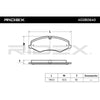 Brake pad set front FORD ASIA RANGER, MAZDA B-SERIES FIGHTER