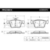 Brake pad set rear SEAT LEON ST, VOLKSWAGEN GOLF VI GOLF VII TIGUAN