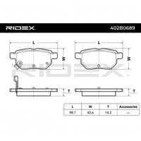 brake pad set toyota prius