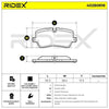 Brake pad set rear LAND ROVER RANGE ROVER IV, LAND ROVER RANGE ROVER SPORT II