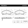 Brake pad set front CHEVROLET TRAILBLAZER, ISUZU D-MAX I D-MAX II KB