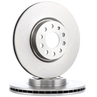 Pair of brake discs front SEAT ALHAMBRA LEON, VOLKSWAGEN CADDY III GOLF PLUS V GOLF VI PASSAT TOURAN