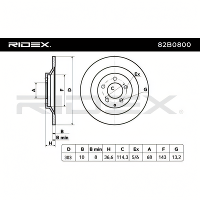 brake disc mazda rear